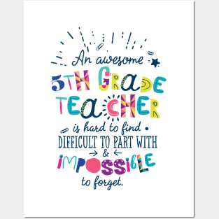 An Awesome 5th Grade Teacher Gift Idea - Impossible to forget Posters and Art